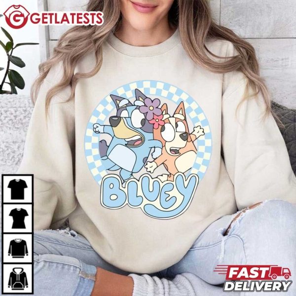 Bluey Gift For Birthday Kids T Shirt (4)