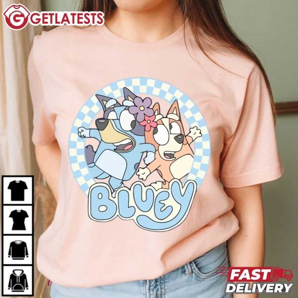 Bluey Gift For Birthday Kids T Shirt (1)