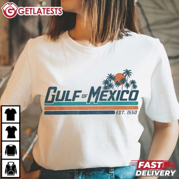 Gulf of Mexico EST 1550 Florida Beach T Shirt (4)