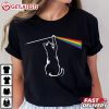 Pink Floyd The Dark Side of the Moon Funny Rock Cat T Shirt (2)