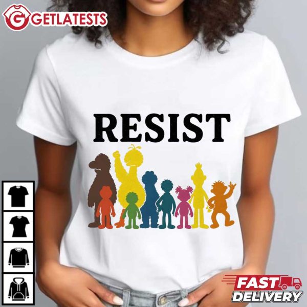 Save PBS Public Broadcasting Service Resist Political T Shirt (4)