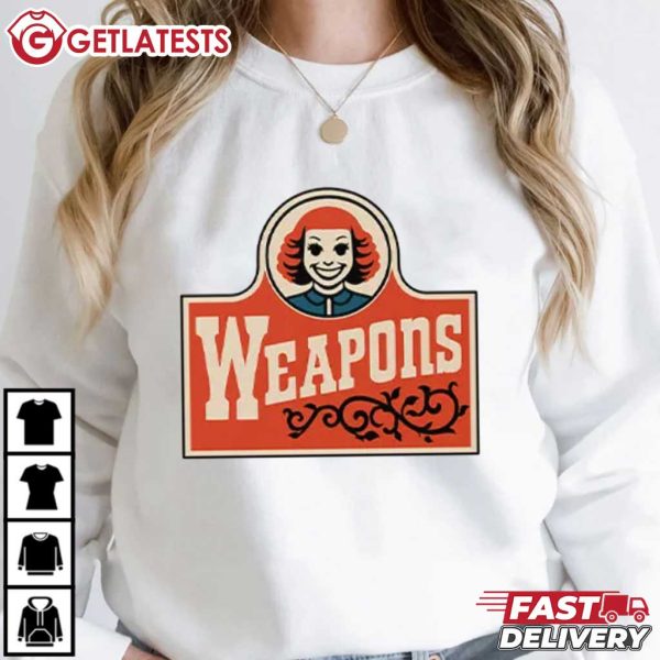 Weapons Movie Gladys Wendys Parody Mystery Horror Film T Shirt (4)