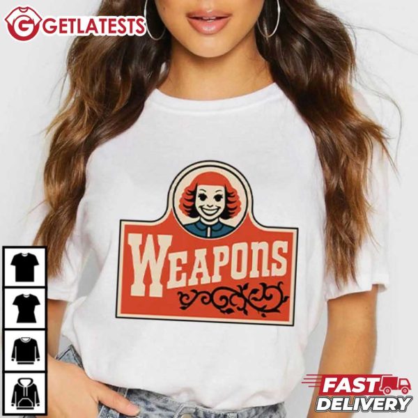 Weapons Movie Gladys Wendys Parody Mystery Horror Film T Shirt (3)