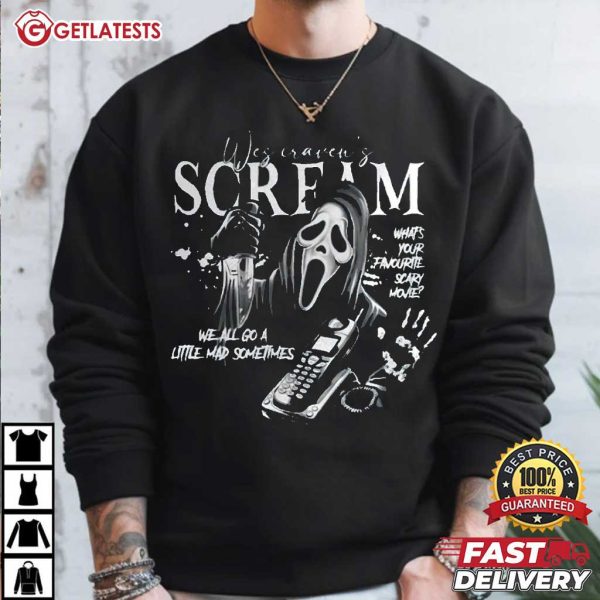 Ghostface Scream Horror Movie Halloween Vintage T Shirt (4)