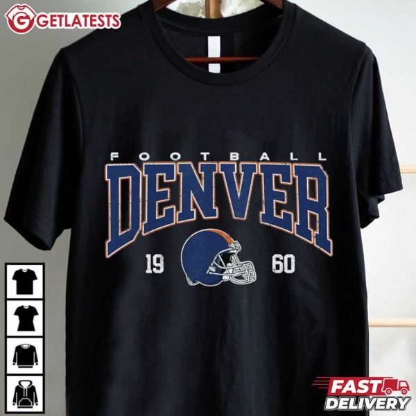 Denver Broncos Football Vintage Fans Gift T Shirt (1)
