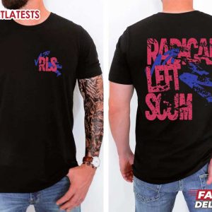 Radical Left Scum Grunge 90s Leftist Democrat Resist T Shirt (2)