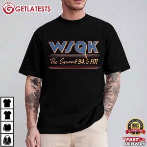 WSQK The Squawk 94.5 FM Radio Station Stranger Things T Shirt (1)