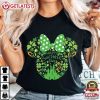 Mickey Minnie Head Shamrock Happy Saint Patrick's Day Disney T Shirt (1)