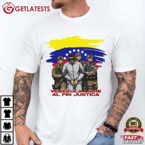 Venezuela Libre Al Fin Justica Maduro Venezuelan Freedom Protest T Shirt (2)