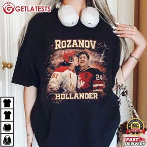 Rozanov Hollander Heated Rivalry Hockey Romance T Shirt (1)