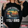 Stupid Canadian Wolf Bird Hockey Romance Heated Rivalry T Shirt (4)