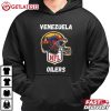 Venezuela Oilers Helmet NFL Football Parody T Shirt (4)