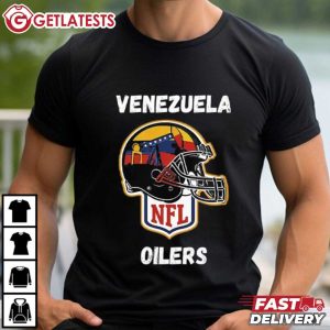 Venezuela Oilers Helmet NFL Football Parody T Shirt (1)
