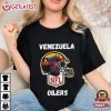 Venezuela Oilers Helmet NFL Football Parody T Shirt (2)