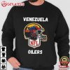 Venezuela Oilers Helmet NFL Football Parody T Shirt (3)