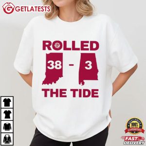 Rolled The Tide 38–3 Alabama Indiana Hoosiers Football Victory T Shirt (1)