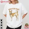 Walk For Peace Basenji Dog Cute Dog Lover Gift T Shirt (1)