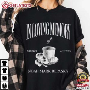 In Loving Memory Of Noah Mark Repasky RIP T Shirt (1)