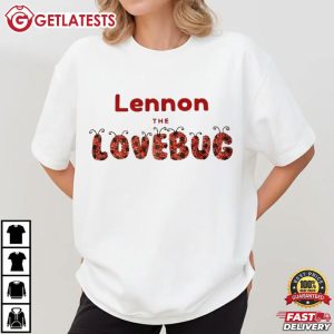 Custom Name Love Bug Valentines Day Gift T Shirt (1)