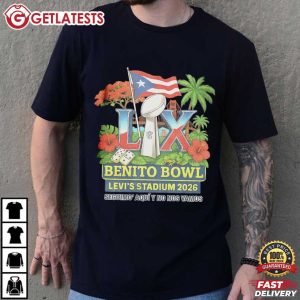 Benito Bowl Levi's Stadium 2026 Football Fan Gift T Shirt (1)