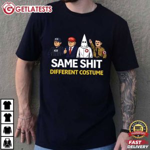 Same Shit Different Costume Anti Trump Abolish ICE Political T Shirt (1)