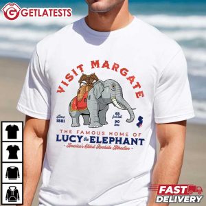 Visit Margate Lucy The Elephant America’s Oldest Roadside Attraction T Shirt (2)