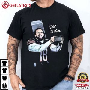 Caleb Williams Cheese Grater Chicago Football Graphic T Shirt (1)