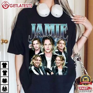 Jamie Campbell Bower Upside Vintage 90s Bootleg T Shirt (1)