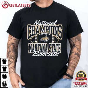 Montana State Bobcats National Champs 2025 Football T Shirt (1)