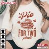 Pie For Two Please Pregnancy Announcement Thanksgiving T Shirt (2)