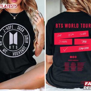 BTS 2026 World Tour Bangtan Comeback Army Kpop Music T Shirt (2)