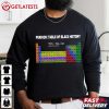 Periodic Table of Black History Month Black Pride T Shirt (3)