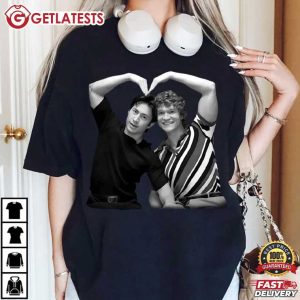 Heart Shape Couple Heated Rivalry Romance T Shirt (4)