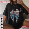 Drake Maye Tom Brady With Signature Vintage Game Day Sports T Shirt (2)
