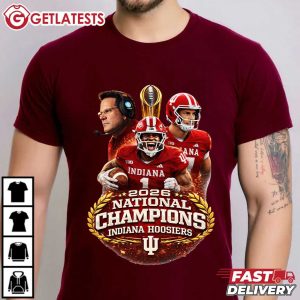 Indiana Hoosiers National Champions 2026 College Football T Shirt 1
