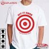 Hit It Here Make Zack Hample Jealous Target Baseball T Shirt (1)