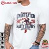 Indiana Undefeated Natty Champs 2026 Hoosiers Football T Shirt (2)
