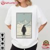 But Why Penguin In Snow Vintage Tarot Card T Shirt (4)