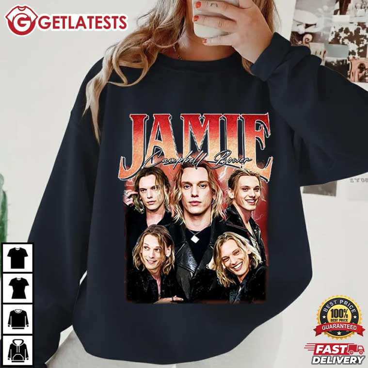 Jamie Campbell Bower Gift For Fan Lover Bootleg T-Shirt Jamie Campbell Bower Gift For Fan Lover Bootleg T-Shirt