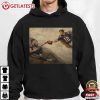 The Creation Of Adam Tom Brady Drake Maye Funny Joke Gift T Shirt (4)