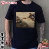 The Creation Of Adam Tom Brady Drake Maye Funny Joke Gift T Shirt (2)