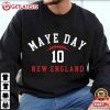 Maye Day 10 New England Football Game Day T-Shirt Maye Day 10 New England Football Game Day T Shirt (3)