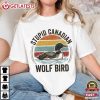 Stupid Canadian Wolf Bird Heated Rivalry BookTok Hockey Romance T Shirt (1)