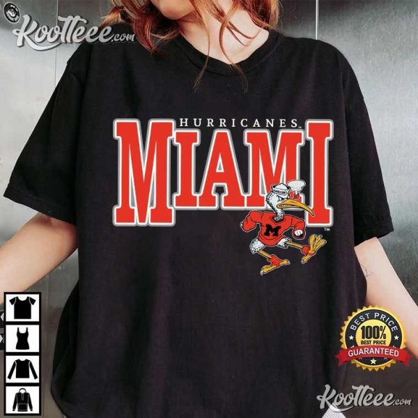 University Of Miami Hurricanes Football T-Shirt