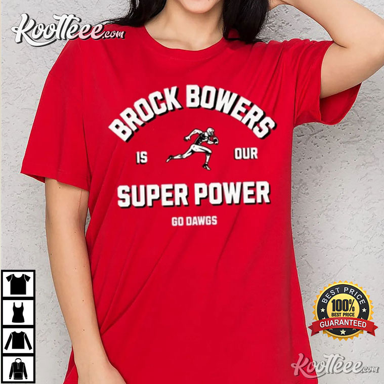 Georgia Bulldogs Brock Bowers UGA SEC Champs T-Shirt