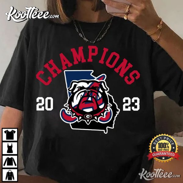 Georgia Bulldogs GA National Champion 2023 T-Shirt