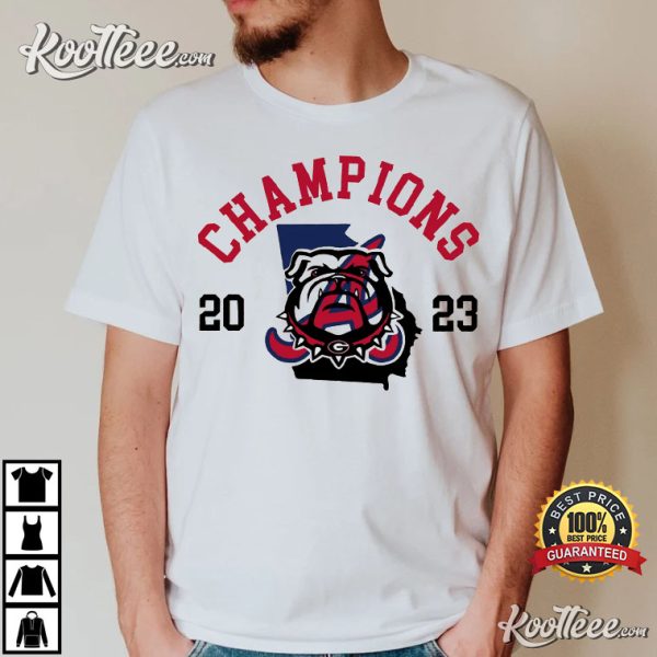 Georgia Bulldogs GA National Champion 2023 T-Shirt