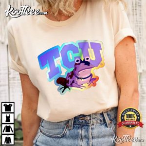 TCU Frogs Hypnotoad Colorful T Shirt 1