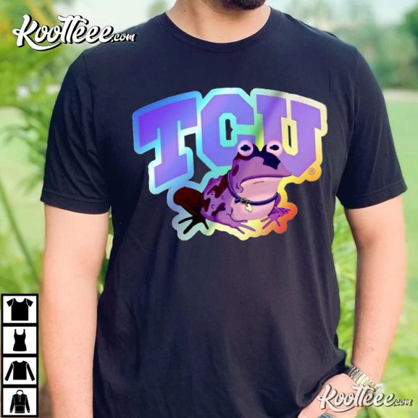 TCU Frogs Hypnotoad Colorful T-Shirt