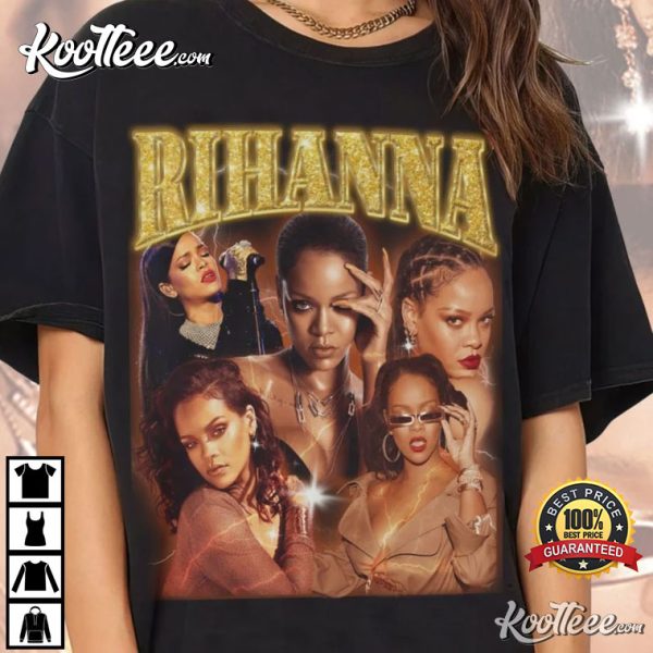 Rihanna Vintage 90s Bootleg Classic Graphic T-Shirt